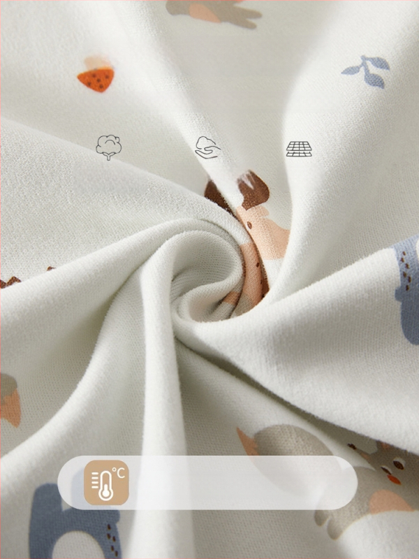 Zīdaiņu kokvilnas kombinezon s garām piedurknēm, universāls, 100% kokvilna, jaunajam zīdainim (0–1 gads), diagonālais pogu aizvērums