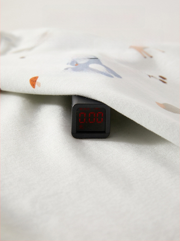 Zīdaiņu kokvilnas kombinezon s garām piedurknēm, universāls, 100% kokvilna, jaunajam zīdainim (0–1 gads), diagonālais pogu aizvērums