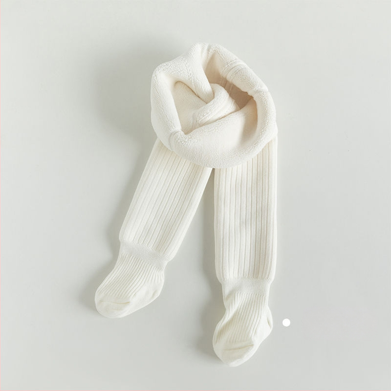 Bērnu kokvilnas legingi ar fleece iekšpusi rudens–ziemas sezonai, ar atvērtu starpsienu zonā starp kājām, 3–8 gadi