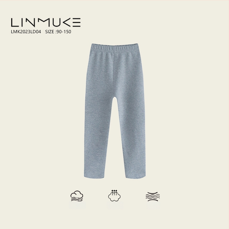 Bērnu bieza kokvilnas legingas ar iekšējo flīsi, 95% kokvilna, vidējā josta, pavasara un rudens sezonai, vecums 3–8 gadi