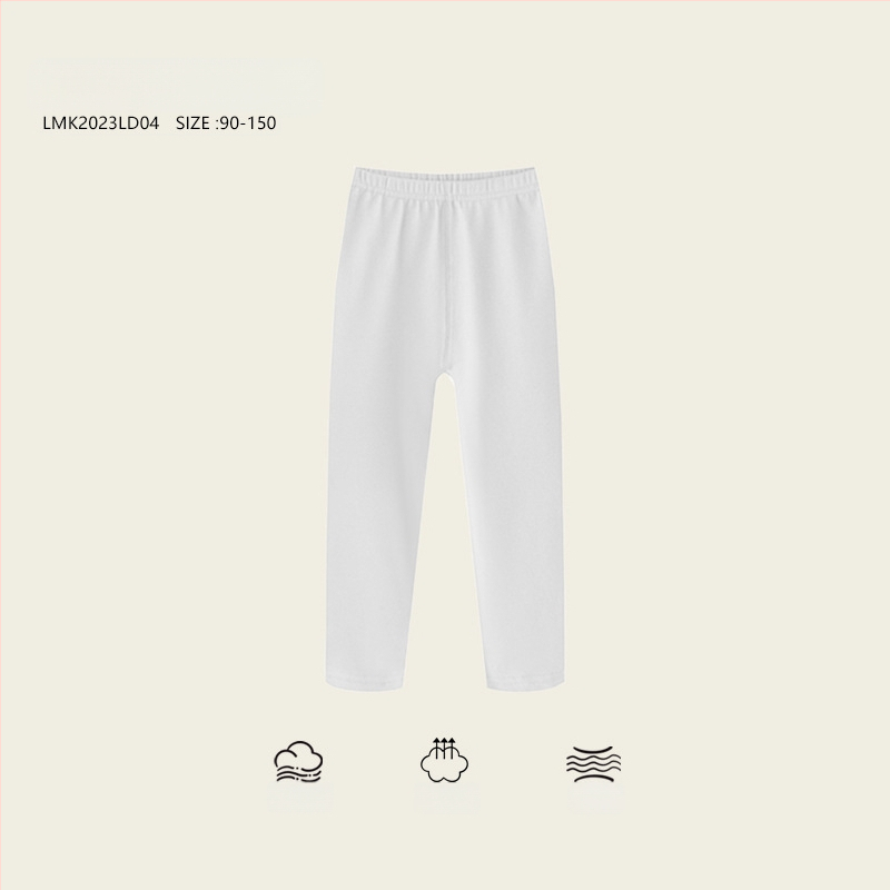 Bērnu bieza kokvilnas legingas ar iekšējo flīsi, 95% kokvilna, vidējā josta, pavasara un rudens sezonai, vecums 3–8 gadi