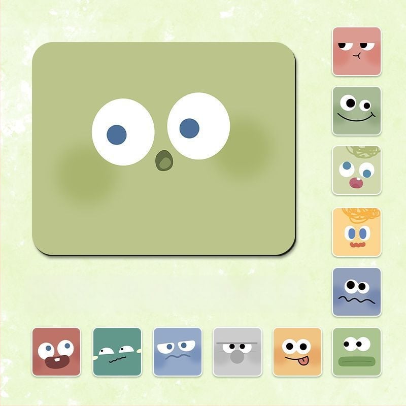 Подложка за мишка с киткова опора – антихлъзгаща настолна подложка, естествен каучук, дизайн с карикатура и трансфер на топлина, за офис и гейминг, OEM/персонализиране