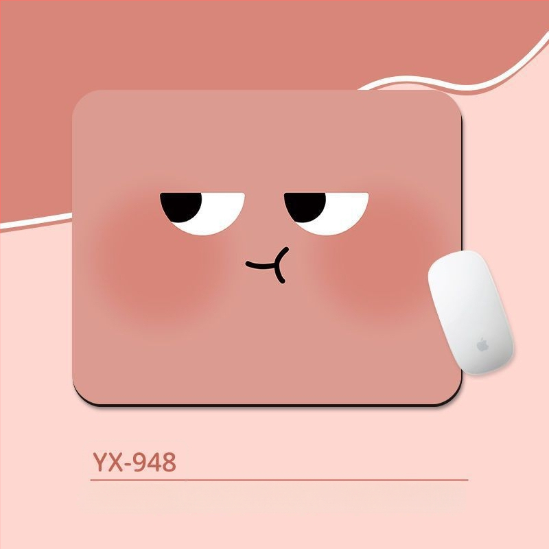 Подложка за мишка с киткова опора – антихлъзгаща настолна подложка, естествен каучук, дизайн с карикатура и трансфер на топлина, за офис и гейминг, OEM/персонализиране