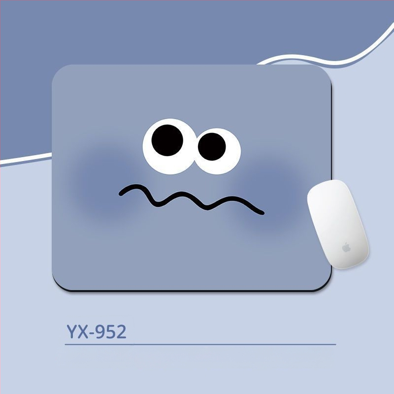 Подложка за мишка с киткова опора – антихлъзгаща настолна подложка, естествен каучук, дизайн с карикатура и трансфер на топлина, за офис и гейминг, OEM/персонализиране