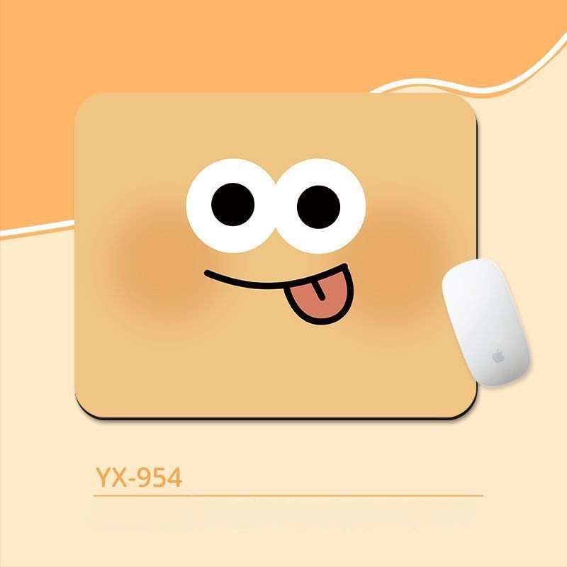 Подложка за мишка с киткова опора – антихлъзгаща настолна подложка, естествен каучук, дизайн с карикатура и трансфер на топлина, за офис и гейминг, OEM/персонализиране