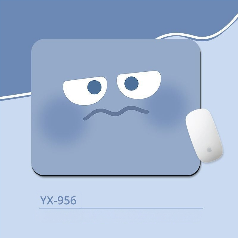 Подложка за мишка с киткова опора – антихлъзгаща настолна подложка, естествен каучук, дизайн с карикатура и трансфер на топлина, за офис и гейминг, OEM/персонализиране