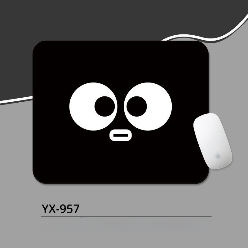 Подложка за мишка с киткова опора – антихлъзгаща настолна подложка, естествен каучук, дизайн с карикатура и трансфер на топлина, за офис и гейминг, OEM/персонализиране