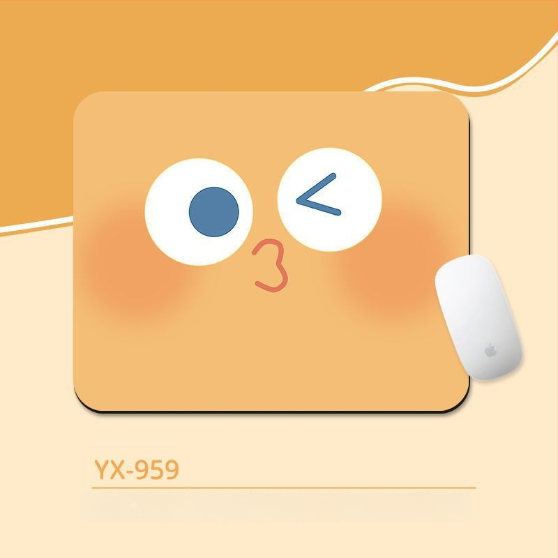 Подложка за мишка с киткова опора – антихлъзгаща настолна подложка, естествен каучук, дизайн с карикатура и трансфер на топлина, за офис и гейминг, OEM/персонализиране
