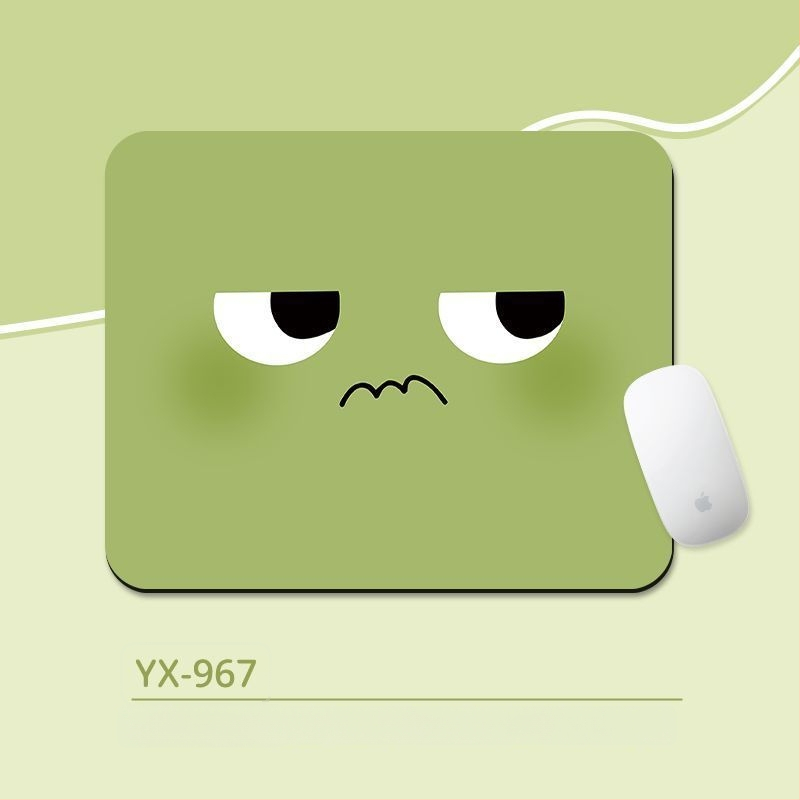 Подложка за мишка с киткова опора – антихлъзгаща настолна подложка, естествен каучук, дизайн с карикатура и трансфер на топлина, за офис и гейминг, OEM/персонализиране