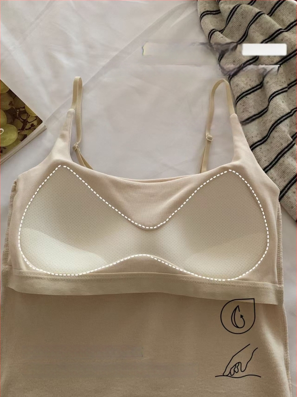 Nuanshaoai 702 Modal camisole, topla brušena tkanina, uski kroj, kratka duljina, za jesen-zimu