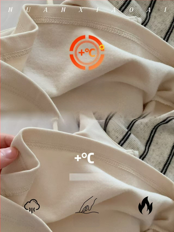 Nuanshaoai 702 Modal camisole, topla brušena tkanina, uski kroj, kratka duljina, za jesen-zimu