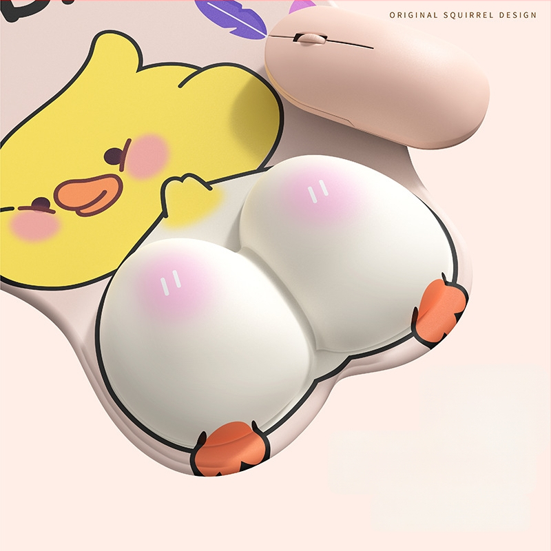 3D pelės kilimėlis su riešo apsauga - Cortical medžiaga, OEM apdorojimas