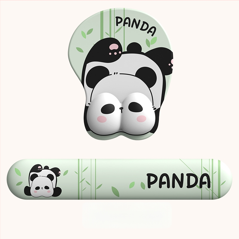 3D pelės kilimėlis su riešo apsauga - Cortical medžiaga, OEM apdorojimas