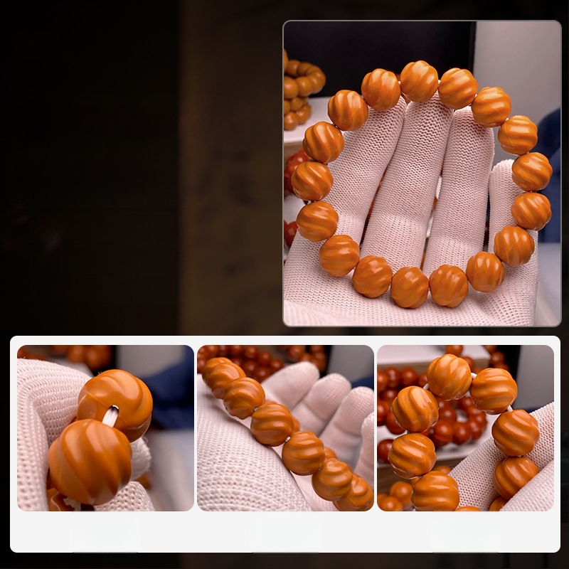 Brățară bărbați cu mărgele Monkey Head – stil modern minimalist, finisaj lustruit