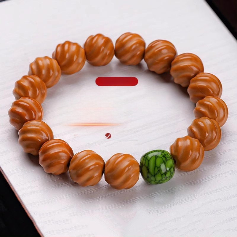 Brățară bărbați cu mărgele Monkey Head – stil modern minimalist, finisaj lustruit