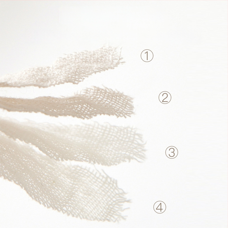 Zīdaiņa siekalas lakats ar sprādzi, četras kārtas gāzes no tīras kokvilnas, raksts ar dzīvniekiem, dvuzreiz lietojams kvadrātveida dvielis