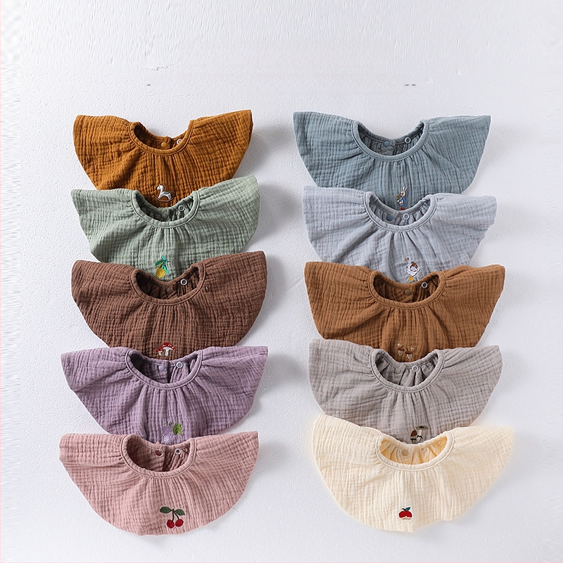 Beitaya Zīdaiņu 100% kokvilnas salievīte, 0–12 mēnešiem, universāls, izšūts raksts, četrsezonu gāze