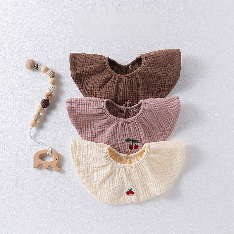 Beitaya Zīdaiņu 100% kokvilnas salievīte, 0–12 mēnešiem, universāls, izšūts raksts, četrsezonu gāze