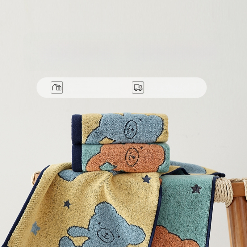 Bērnu sejas un roku dvielis, 100% kokvilna, 32s diegi, 50–80 g, ražošanas process 20058736312