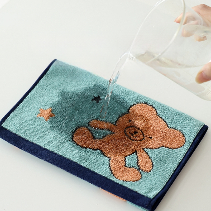 Bērnu sejas un roku dvielis, 100% kokvilna, 32s diegi, 50–80 g, ražošanas process 20058736312