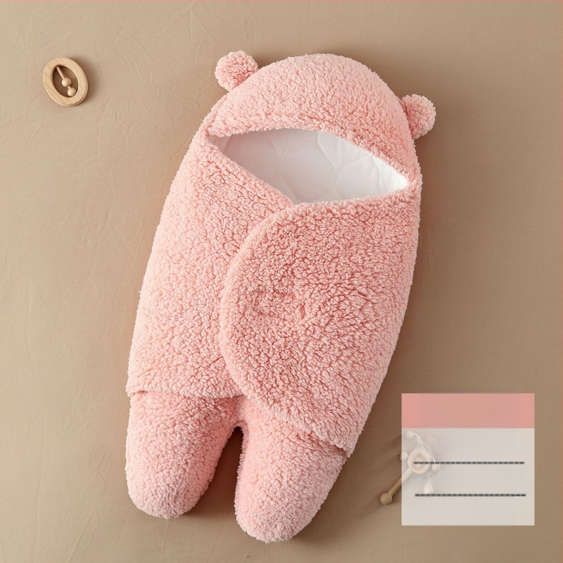 Bērnu vannas dvielis ar iepakošanas funkciju, rudens–ziemas biezs, imitācijas kašmīra audums, piemērots bērniem no 3 līdz 8 gadiem