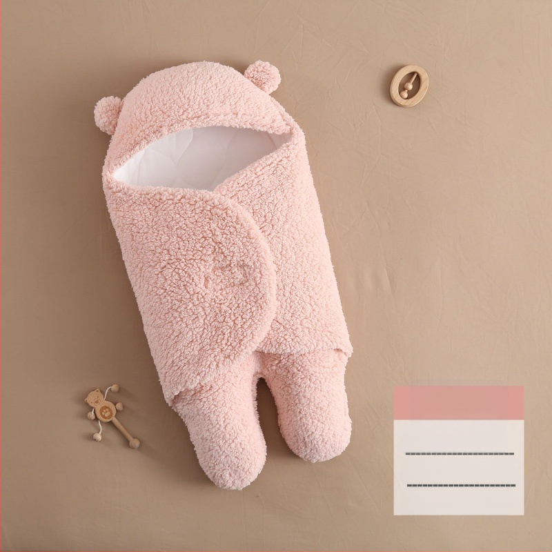 Bērnu vannas dvielis ar iepakošanas funkciju, rudens–ziemas biezs, imitācijas kašmīra audums, piemērots bērniem no 3 līdz 8 gadiem