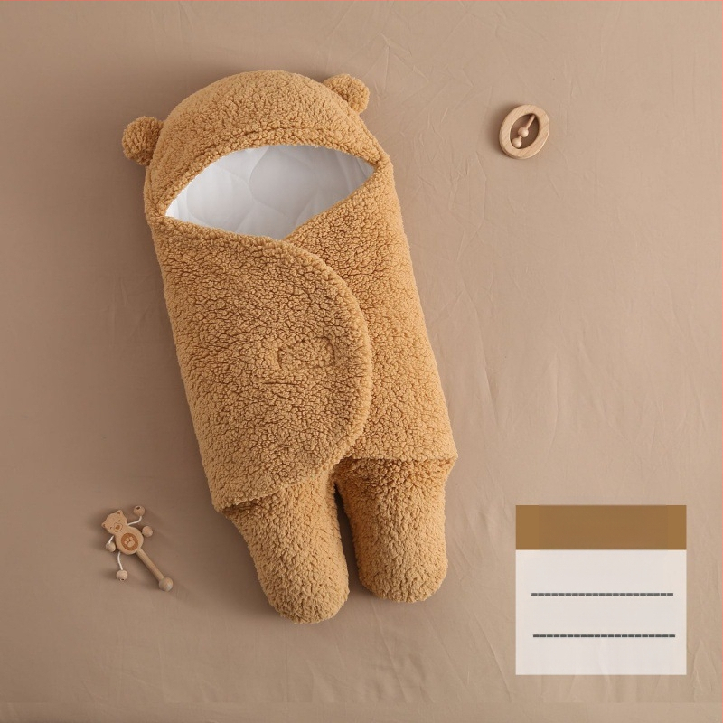 Bērnu vannas dvielis ar iepakošanas funkciju, rudens–ziemas biezs, imitācijas kašmīra audums, piemērots bērniem no 3 līdz 8 gadiem