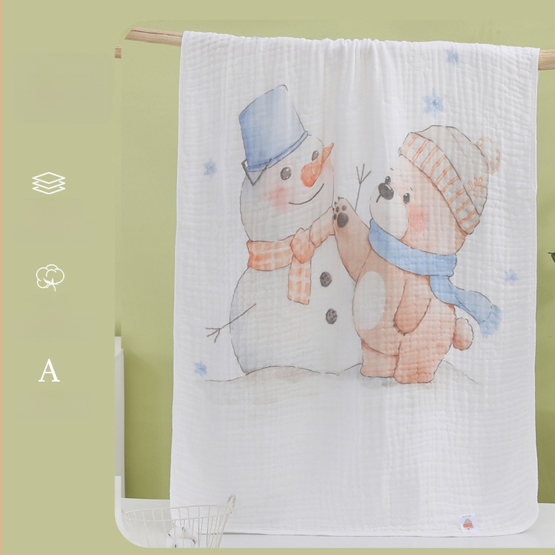 Stamens памучна бебешка хавлия за баня с мультяшен дизайн (280 g, клас А)