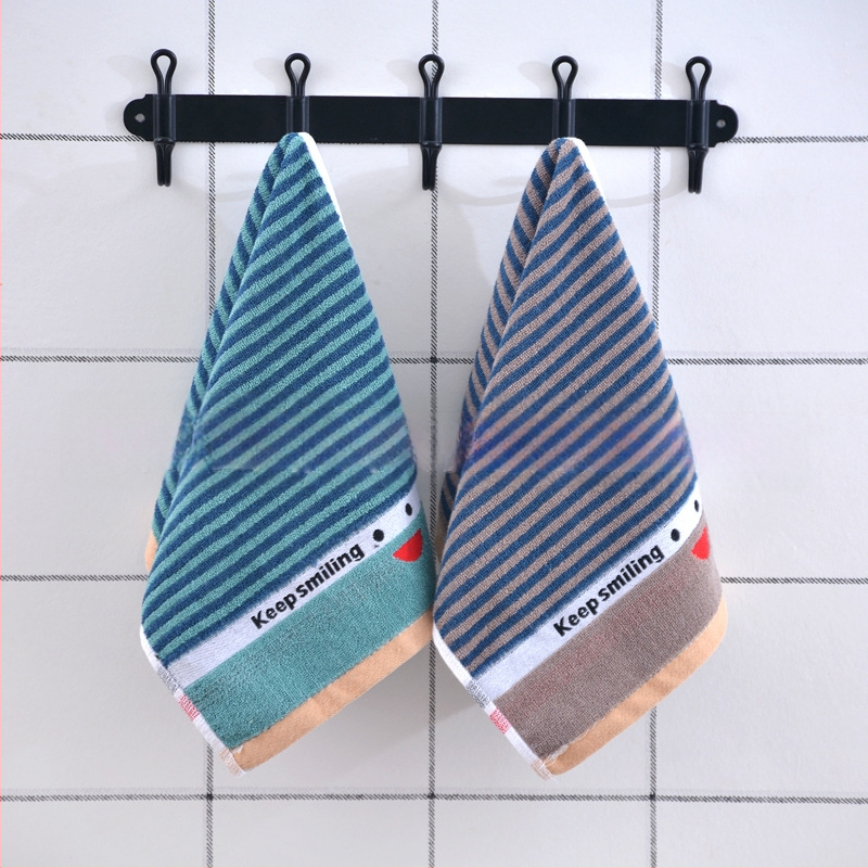 Bērnu sejas dvielis no 100% kokvilnas, jacquard audums, 32s diegi, svars 50-80 g