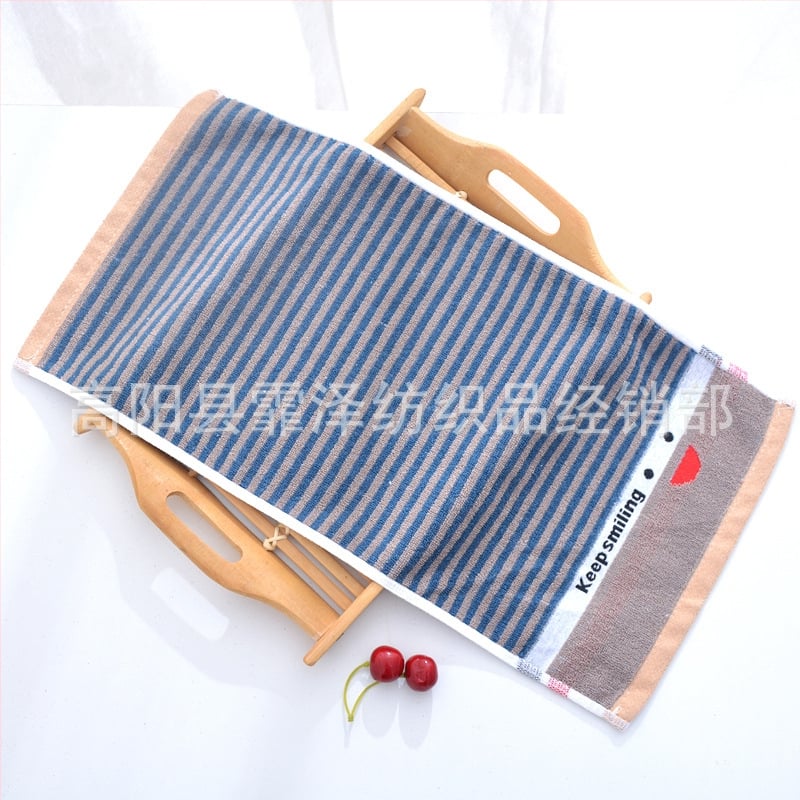 Bērnu sejas dvielis no 100% kokvilnas, jacquard audums, 32s diegi, svars 50-80 g