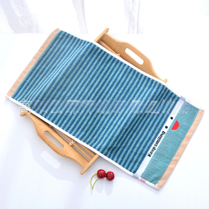 Bērnu sejas dvielis no 100% kokvilnas, jacquard audums, 32s diegi, svars 50-80 g