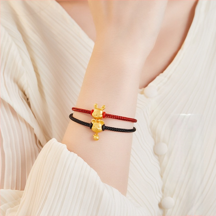 Unisex apyrankė iš virvelės – rankų mezgimo, tinkama karoliukams įsiūti, asmeninė tendencija, pavasaris 2024