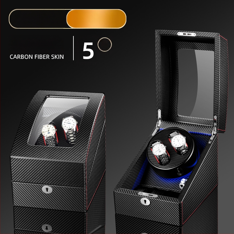 Automaatne kellavõttja - MDF-konstruktsioon, klaveri viimistlus, mudel 2+3, kinkepakk/ehete pakkimine, FA Tiya