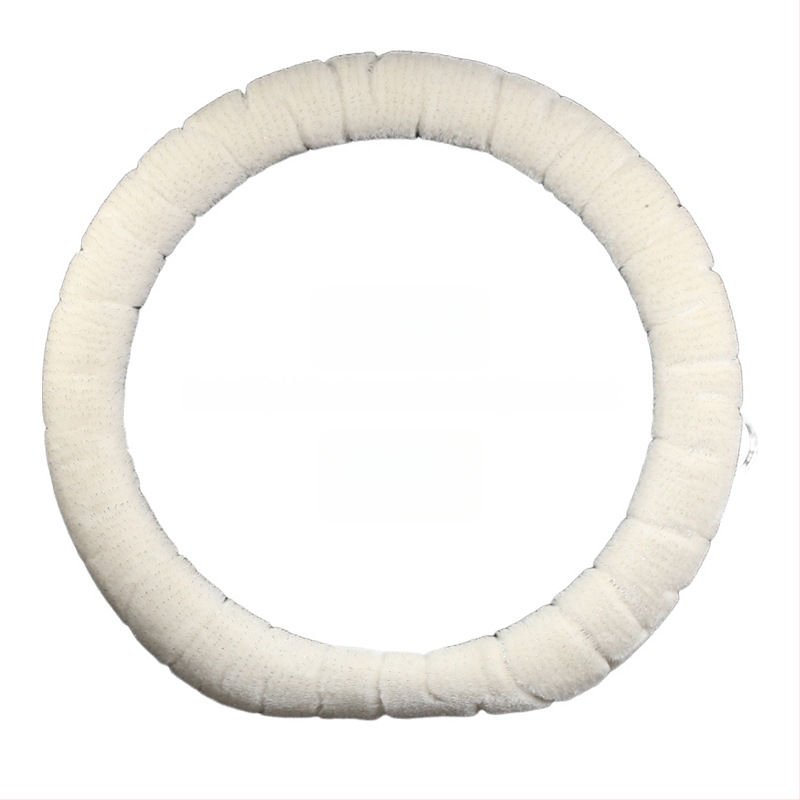 Κάλυμμα τιμονιού – χειμερινό βελούδινο, καθολική εφαρμογή, ραμμένο με μηχανή, Rabbit Mink Velvet, προστασία εσωτερικού αυτοκινήτου για όλες τις εποχές