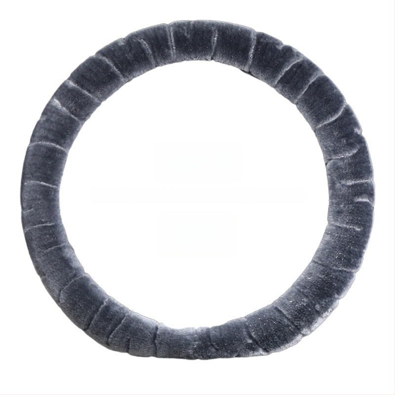 Κάλυμμα τιμονιού – χειμερινό βελούδινο, καθολική εφαρμογή, ραμμένο με μηχανή, Rabbit Mink Velvet, προστασία εσωτερικού αυτοκινήτου για όλες τις εποχές