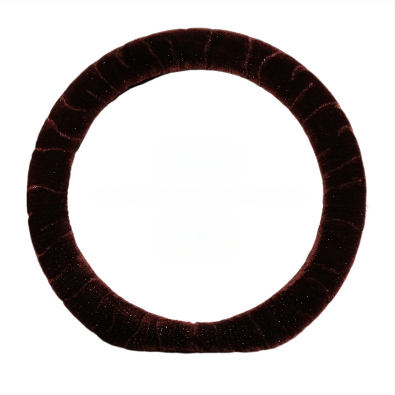 Κάλυμμα τιμονιού – χειμερινό βελούδινο, καθολική εφαρμογή, ραμμένο με μηχανή, Rabbit Mink Velvet, προστασία εσωτερικού αυτοκινήτου για όλες τις εποχές