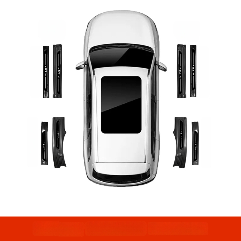 Protecție prag ușă din oțel inoxidabil pentru AITO M7 – Model M7, Brand AITO, Personalizare disponibilă