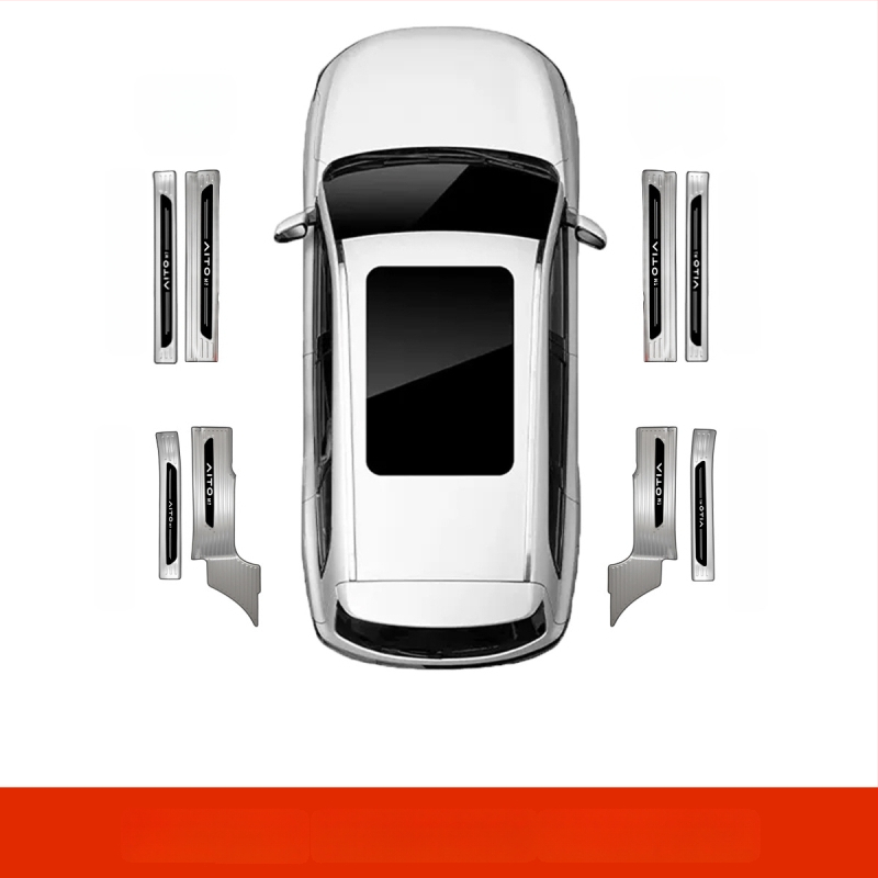 Protecție prag ușă din oțel inoxidabil pentru AITO M7 – Model M7, Brand AITO, Personalizare disponibilă