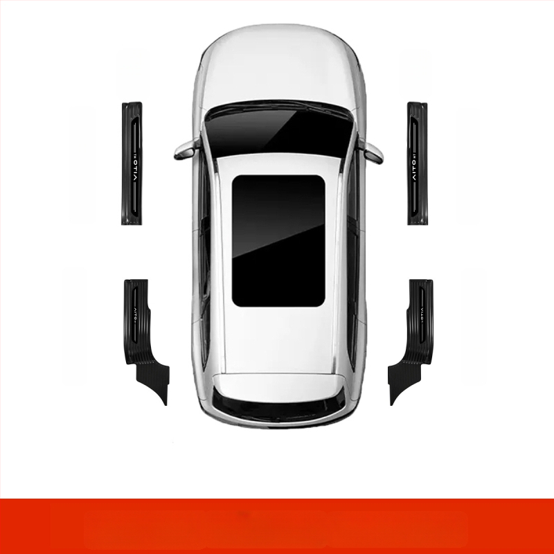 Protecție prag ușă din oțel inoxidabil pentru AITO M7 – Model M7, Brand AITO, Personalizare disponibilă