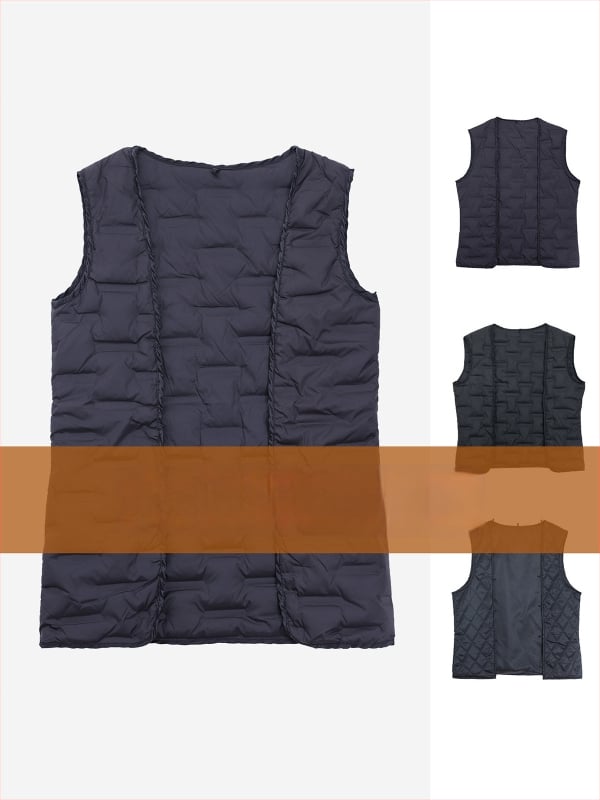 Captuseala palto, stil minimalist, croială mulat, cu nasturi pe un rând, fără guler, țesătură din bumbac