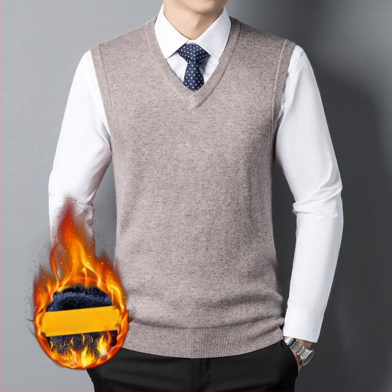 Vīriešu flīsa veste ar pieguļošu siluetu, ziemas 2024 izlaidums, V kakla izgriezums, audums maisījums (65,2% spandeks, 22,6% poliesters, 9,8% akrils, 2,4% vilna)