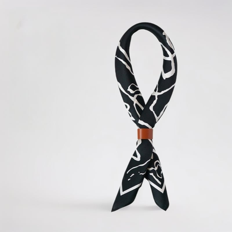 Meeste ruuduline sall abstraktsete joontega, kunstlik siid, twill-kude, kevad, Shaoxingi päritolu