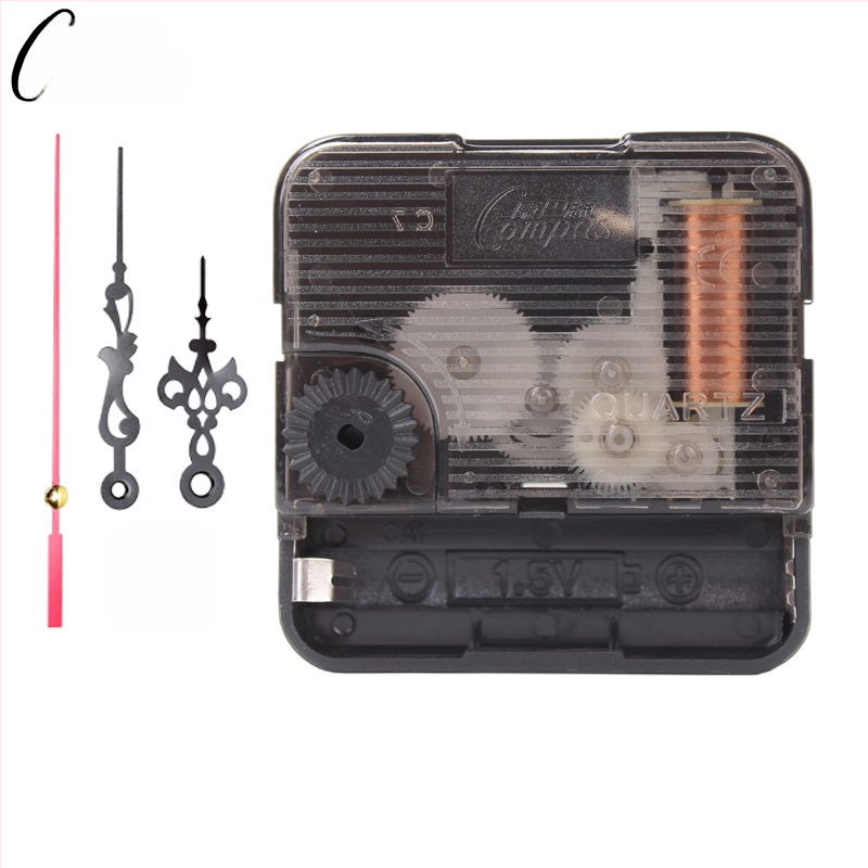 Kvarts seina kellamootor – vaikne töö, sujuv sekundilise liikumisega, plastkorpus