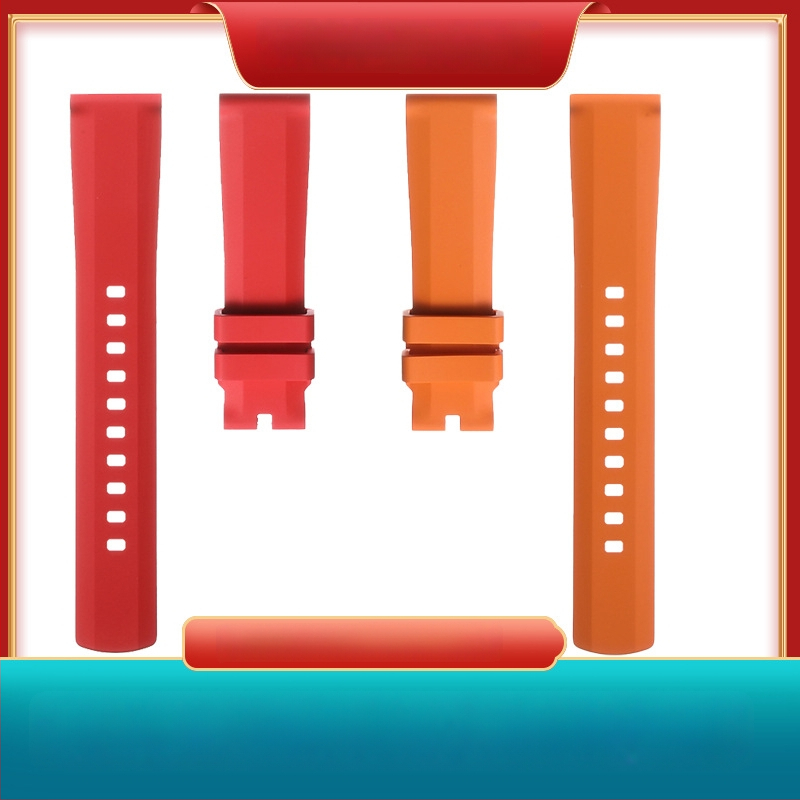 Каишка за часовник Langbowan от флуор-резинова гума — универсална, произход Шенжен, пуск през лятото на 2025 година, стил: многофункционален