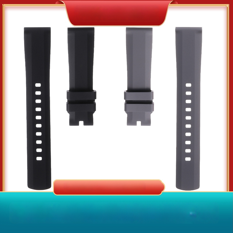 Каишка за часовник Langbowan от флуор-резинова гума — универсална, произход Шенжен, пуск през лятото на 2025 година, стил: многофункционален