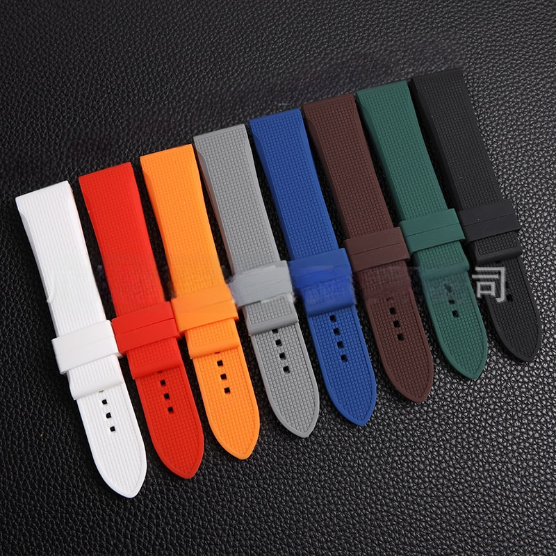 Каишка за часовник от силикон със пеперудена катарама за Huawei GT серия (GT246, GT2PRO, GT2E, Watch3) – Royal, лято 2024