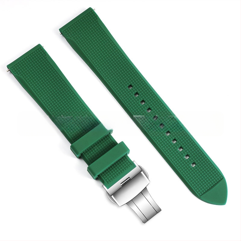 Каишка за часовник от силикон със пеперудена катарама за Huawei GT серия (GT246, GT2PRO, GT2E, Watch3) – Royal, лято 2024