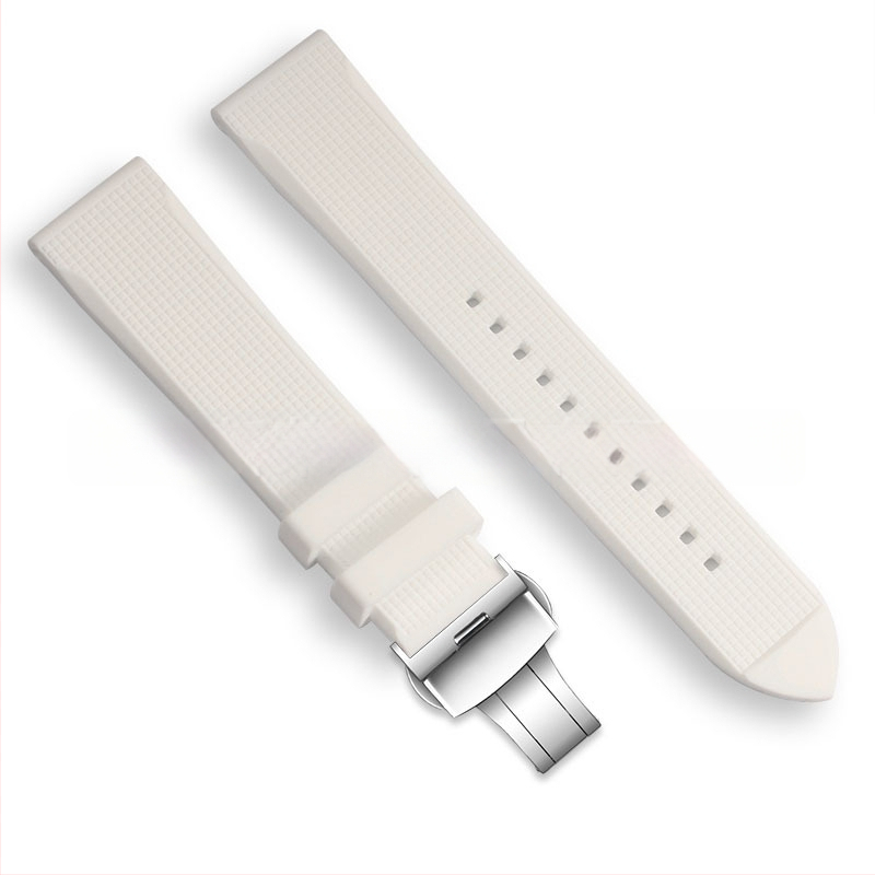 Каишка за часовник от силикон със пеперудена катарама за Huawei GT серия (GT246, GT2PRO, GT2E, Watch3) – Royal, лято 2024