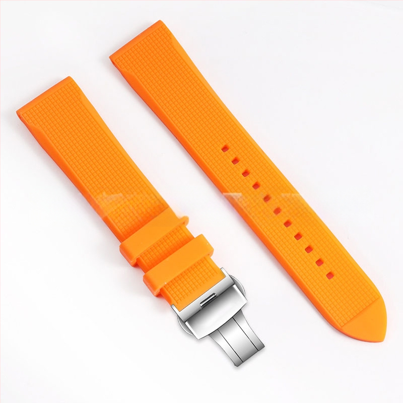 Каишка за часовник от силикон със пеперудена катарама за Huawei GT серия (GT246, GT2PRO, GT2E, Watch3) – Royal, лято 2024