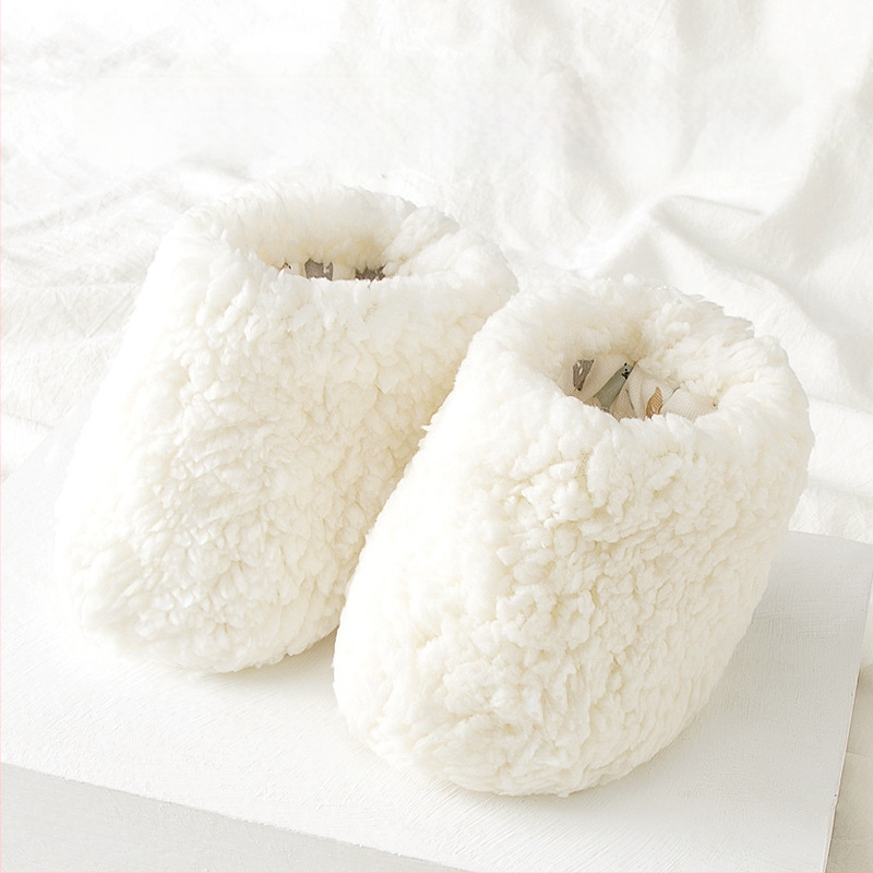 Cipele za učenje hodanja za bebe 1–3 godine, mekani potplat, elastični kaiš, gornji dio od 100% pamuka, karikaturni uzorak, debeli potplat